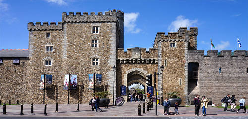 castle in Cardiff Provided By Addison Lee