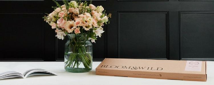 Bloom & wild box provided by Addison Lee