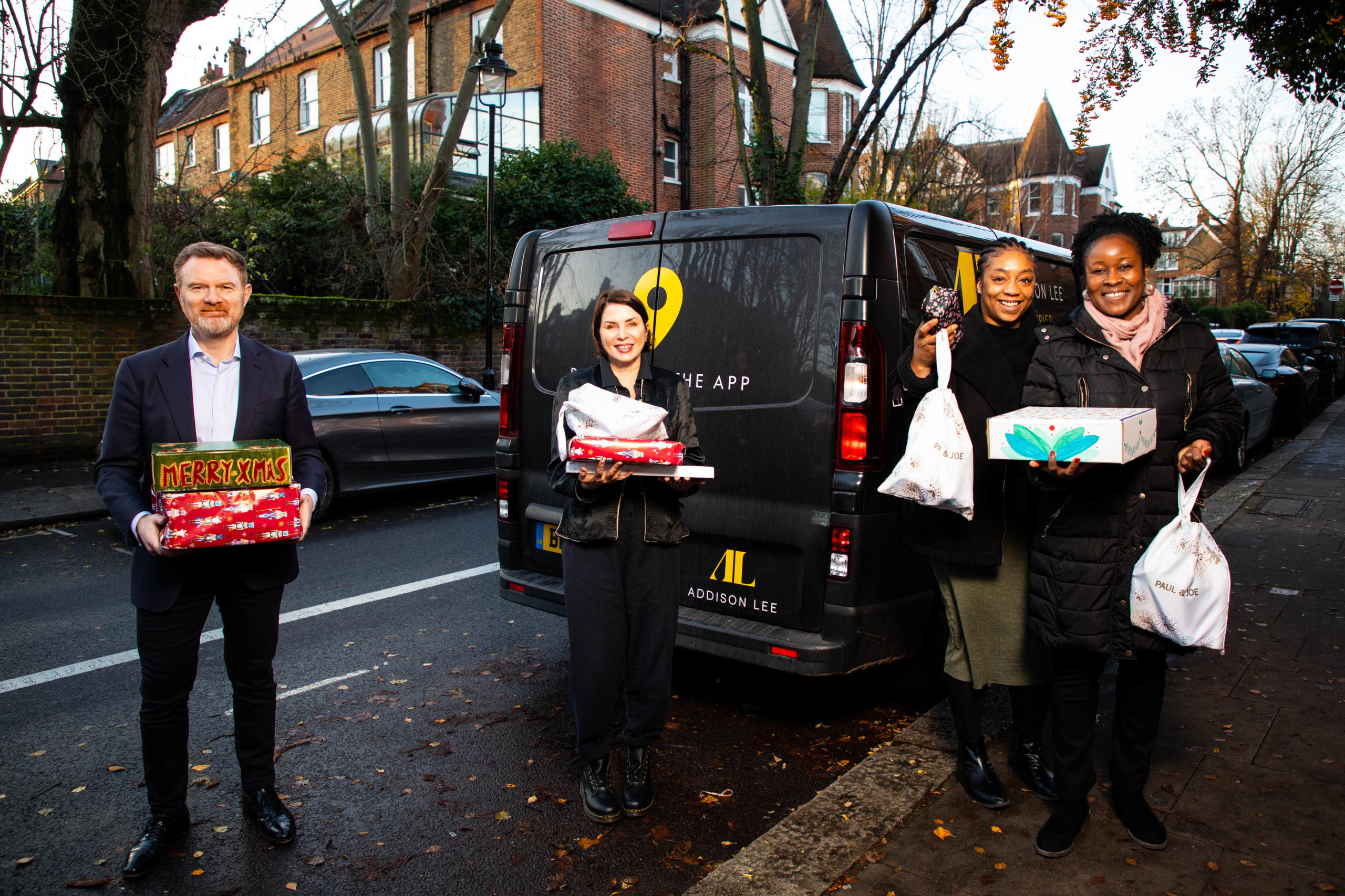 Addison Lee delivers Christmas cheer to London’s Centrepoint residents