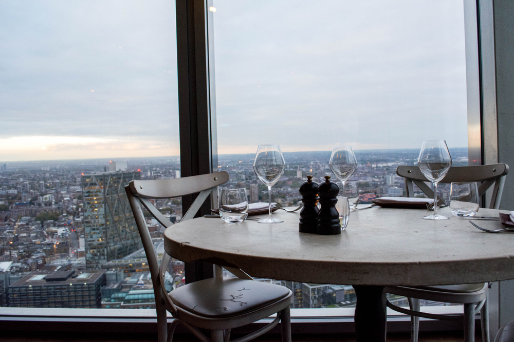 Duck and waffle the highest restaurant in London