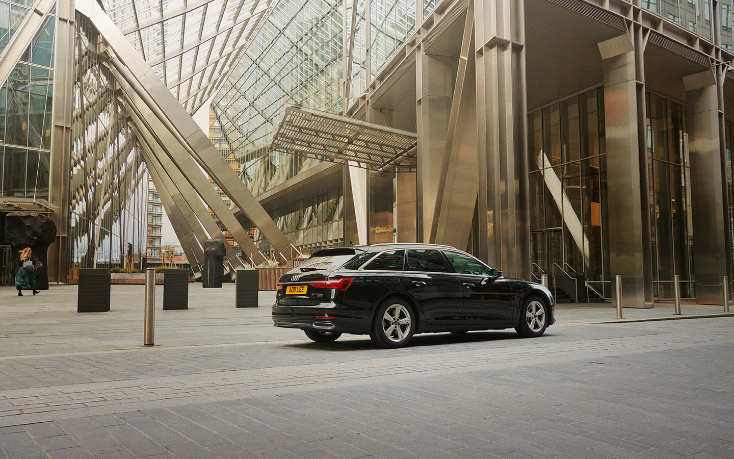 Addison Lee Car in Canary Wharf