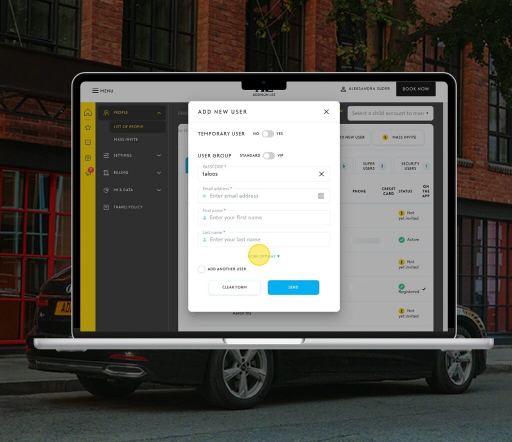 How to assign Security role to a new user