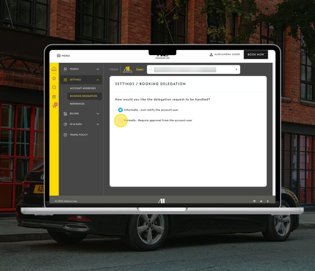 How to set up formal booking approval