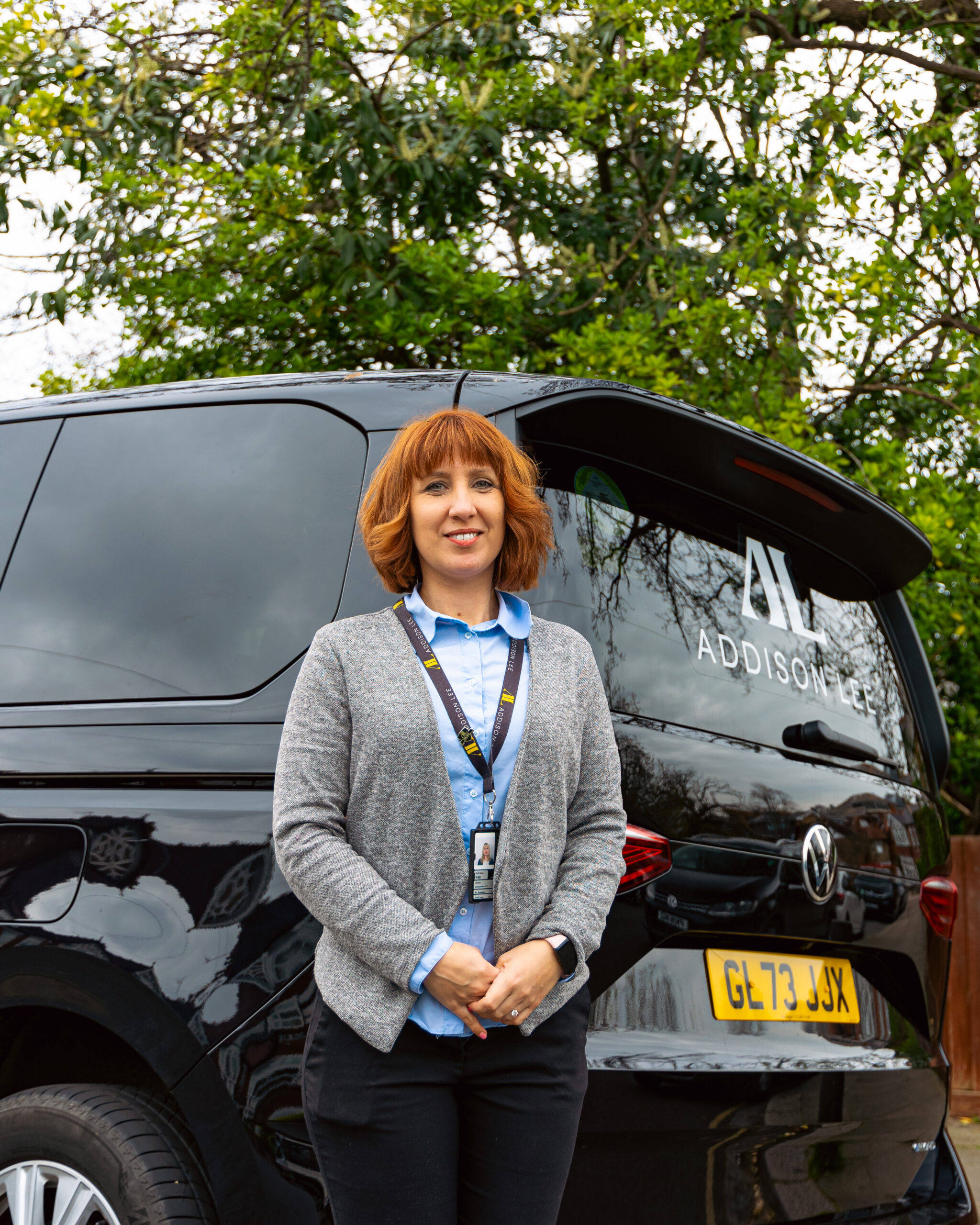 Female Addison Lee Multivan Driver
